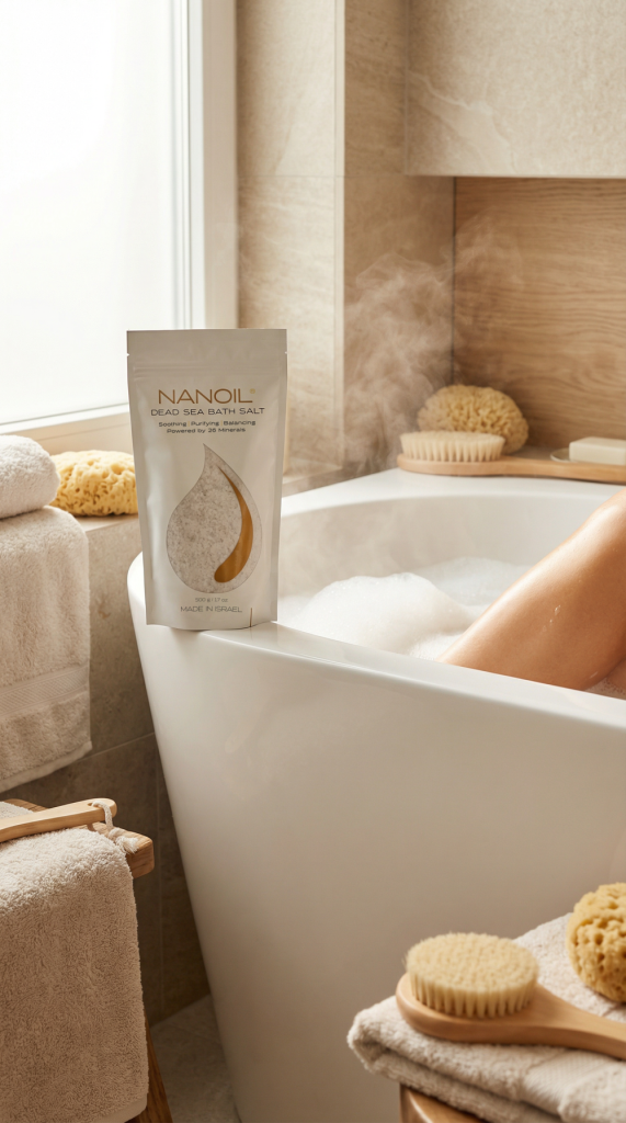 nanoil sel de bain naturel
